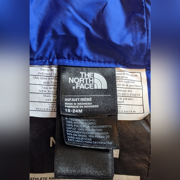 North Face Infant Toddler Nuptse 18-24m Snowsuit - Picture 4 of 13